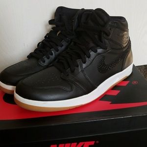 Retro 1 return high snake black